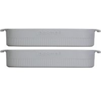 Kit Com 2 Travessas Refratária Porcelana 36x24cm Branca Germer com Alças Restaurante