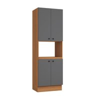 Kit Forno Kappesberg Pixel 4 Portas Canela/Cinza Sagrado 70cm