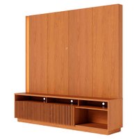 Estante Home Tv 75 Pol 200 cm 2 Portas Jordao Freijo Colibri