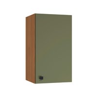Armário Aéreo Kappesberg Pixel 1 Porta Canela/Verde Frevo 40cm