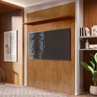 Painel para TV Até 65 Polegadas Siena 1 Prateleira Cedro - Casa D