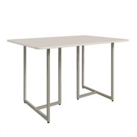 Mesa de Madeira Belle 118 Cm Champagne/Off White - Art Panta