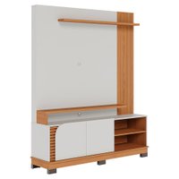 Estante Home Tv 65 Pol 2 Portas 152 cm Jurere Off White Matte Freijo Colibri