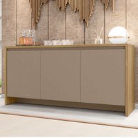 Balcão Buffet Madrid 3 Portas 1 Gaveta Hannover/Fendi - Casa D