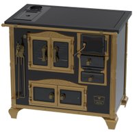 Fogao a Lenha Venax n 2 Imperador Premium Caldeira Preto SE