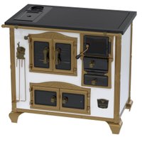 Fogao a Lenha Venax n 2 Imperador Premium Caldeira Branco SE