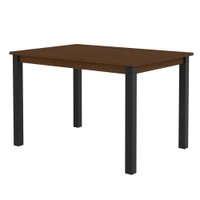 Mesa de Madeira 4 Lugares Monaco Preto/Freijo - Art Panta