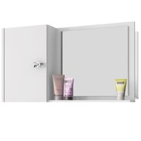 Armario Espelheira 1 Porta 57 cm Genova Branco BECHARA