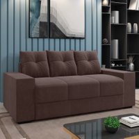 Sofá Namoradeira De 3 Lugares 1,70m Ibiza Suede Selmer