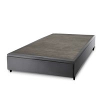 Base Box Baú Casal Prince Sued 1,38X1,87X0,41 - Cinza