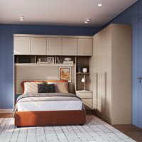 Guarda Roupa Moveis Castro Modulado Infinity Com 2 Peças