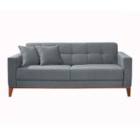 Sofá 2 Lugares Kivik Capitonê Cinza