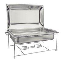 Rechaud Inox Tramontina Banho Maria 9,06L de Fogareiro Cuba 1/1 Buffet Evento