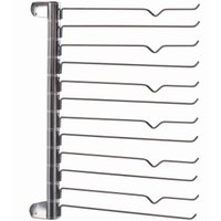 Calceiro Aramado Vertical Giratório 12 Varetas Giosul Aço Cromado Organizador para Closet