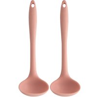 2 Conchas de Silicone Rosa 27cm de Cozinha para Sopas Feijão