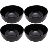 4 Bowls Vidro Opalino 300ml Cumbuca Servir Diwali Black 12x5cm Cereal