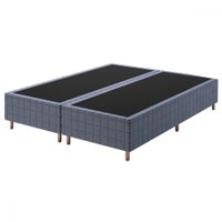 Base de Cama Box Queen Lunare Bordado Azul - Vian