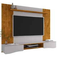 Painel Suspenso Tv 65 Pol 177 cm Buzios Naturalle Off White BECHARA