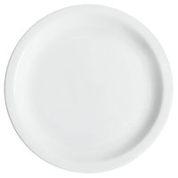 Jogo Com 24 Pratos Rasos de Porcelana 25,5cm Classe Única Iguaçu Germer Branco