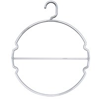 Kit de 50 Cabides para Biquínis Roupas Íntimas Suporte Lingerie Redondo Transparente Cristal