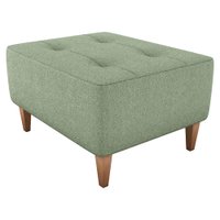Puff Para Sala 62 cm Piva Tecido Boucle F494 Oliva Milani Store