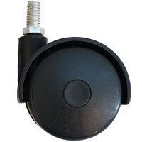 1 Rodizio Para Moveis Pe De Cama Box Rodinha Para Cama Peça Reposição Preto  Rodinha Giratória