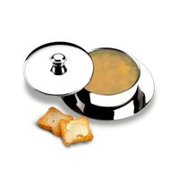 Manteigueira Redonda com Pires 200ml Porta Manteiga com Tampa Zanella