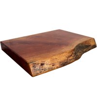 Bancada de Banheiro Lavabo em Madeira Rústica 60x43cm Aparador para Cuba de Apoio JMV - Marrom