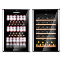 Cervejeira EOS Bierhaus 115 Litros Frost Free com Compressor ECE131 110V + Adega Climatizada 49 Garrafas EOS EAC49E 110V