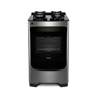 Fogão Consul de 4 bocas com mesa de vidro e grade de ferro fundido - CFO4VAR