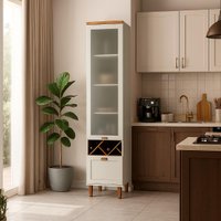 Armário Cristaleira Genialflex Iluminata Adega 50cm Hortelã