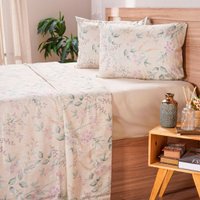 Jogo de Cama King Cotton Touch 4 Peças 193x203x40cm Jasmine
