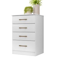 Comoda 4 Gavetas 61 cm MS913 Branco Moval