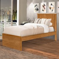 Cama de Solteiro Tijucas Nature - Pnr Móveis