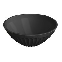 Cumbuca de Plástico 400ml Preto Bowl Avulso Uz Tigela Sobremesa Sorvete Cereais