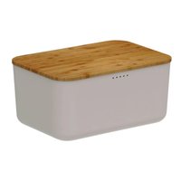 Porta Pão com Tampa Migalheira Caixa Alimentos 33cm Doces Salgados Ou Organizador