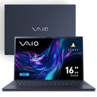 Notebook VAIO FE16 Intel® Core™ i5-1334U Linux 16GB RAM 512GB SSD 16" IPS WUXGA Antirreflexo - Cinza Grafite