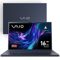 Notebook VAIO FE16 AMD® Ryzen 7-5825U Linux 12GB RAM 512GB SSD 16" IPS WUXGA Antirreflexo - Cinza Grafite