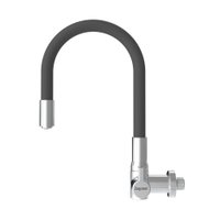 Torneira Zagonel Motion Flexível de Parede Cinza Cinza