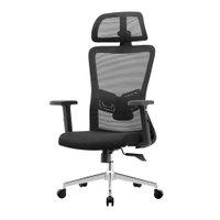 Cadeira Presidente Ergonômica Muv Ergo Tela Mesh Apoio de Cabeça Braços Ajustáveis