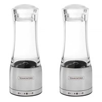 Kit 2 Moedores de Sal Pimenta Tramontina Inox com Moinho Cerâmica Realce