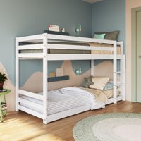 Beliche Madeira Maciça para Colchões 188x78cm Essenza Multimóveis CR35386 Branco