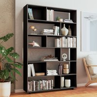 Estante para Livros 5 Prateleiras Preto Be 47 - Brv