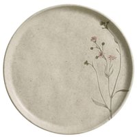 Prato para Sobremesa Raso 21,5cm Porto Brasil Cerâmica Bio Campestre Off White