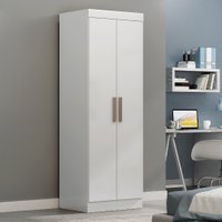 Modulo de Guarda Roupas para Quarto Madrid 2 Portas Maxel - Branco