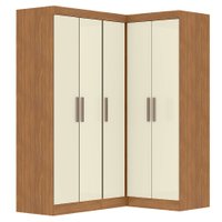 Guarda Roupas Modulado de Canto Madrid com 5 Portas Maxel