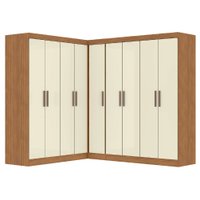 Guarda Roupas Modulado de Canto Madrid com 9 Portas Maxel