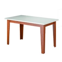 Mesa para Sala de Jantar 1,60m Miami Madeirado/Off White Dobuê