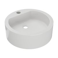 Cuba Sobrepor Banheiro Redonda 35x12x35cm Multimóveis CR10153 Branco