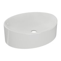 Cuba Sobrepor Banheiro Oval 33x11x35cm Multimóveis CR10149 Branco